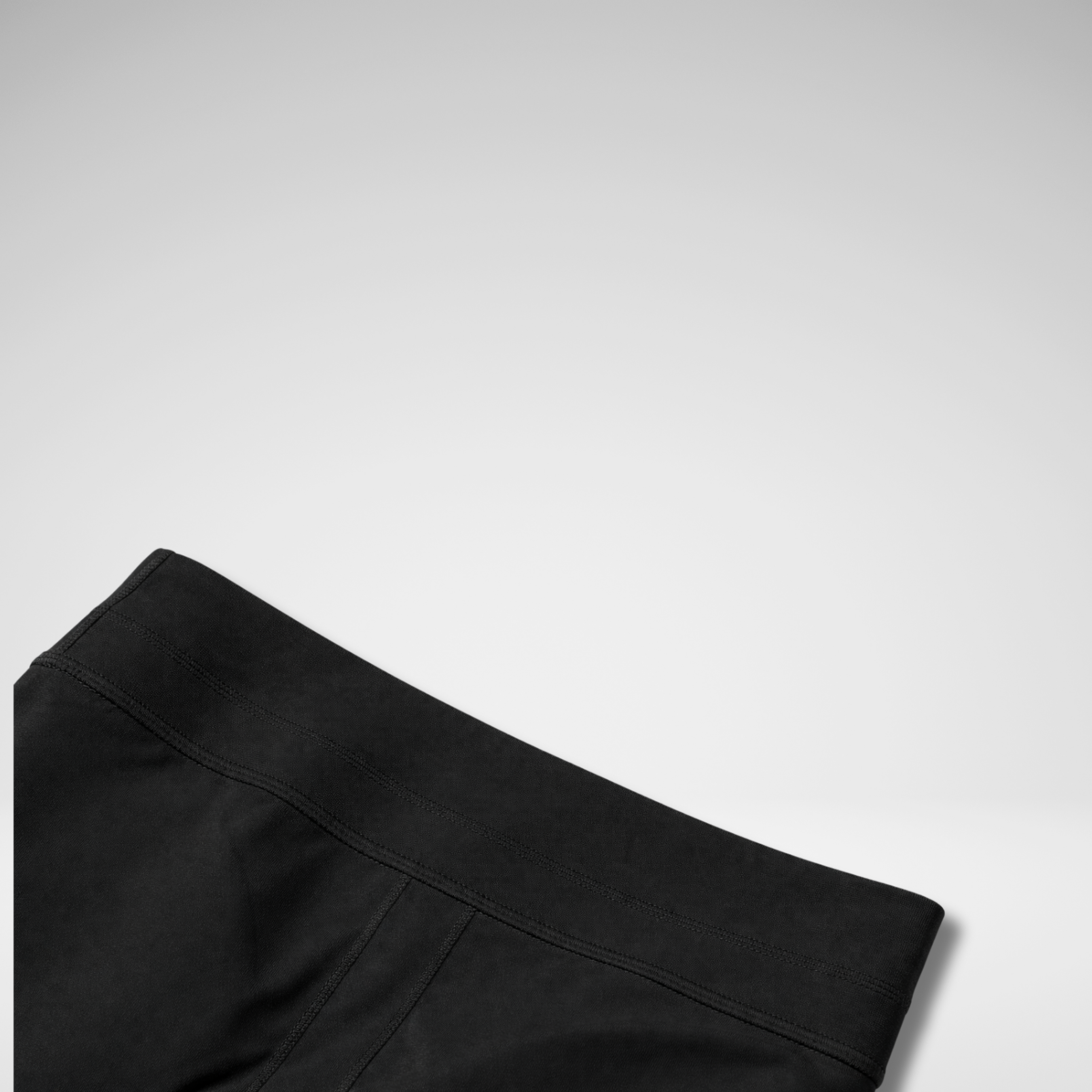 THR9VE ASCENT Sports Bra in black — fabric and stitching detail