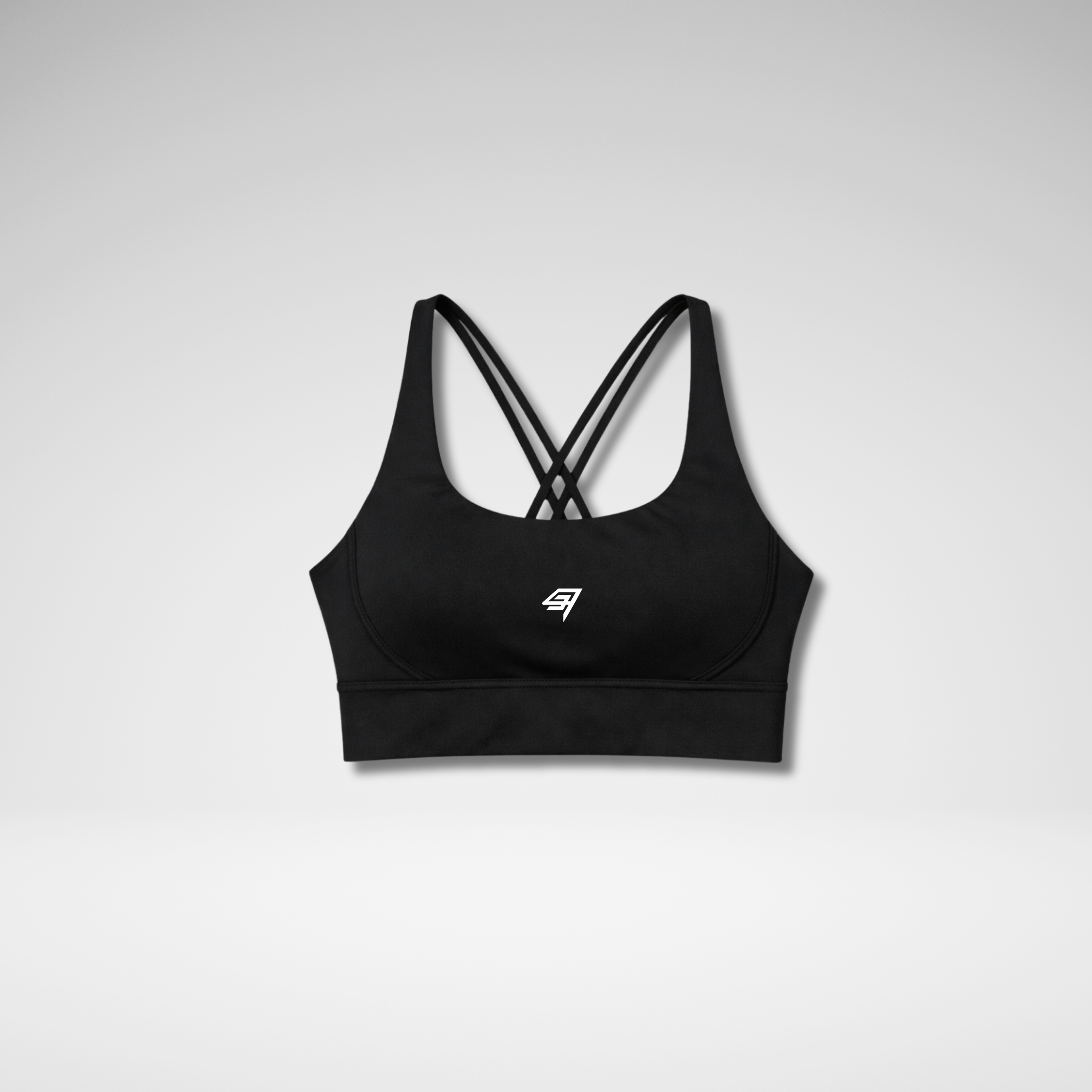 THR9VE ASCENT Sports Bra in black — front view