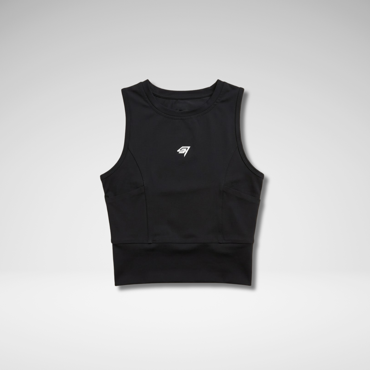 THR9VE ASCENT Tank Top in black — front view