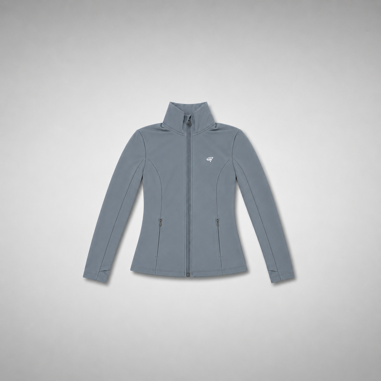 THR9VE ASCENT Long-Sleeve Jacket in blue — front view