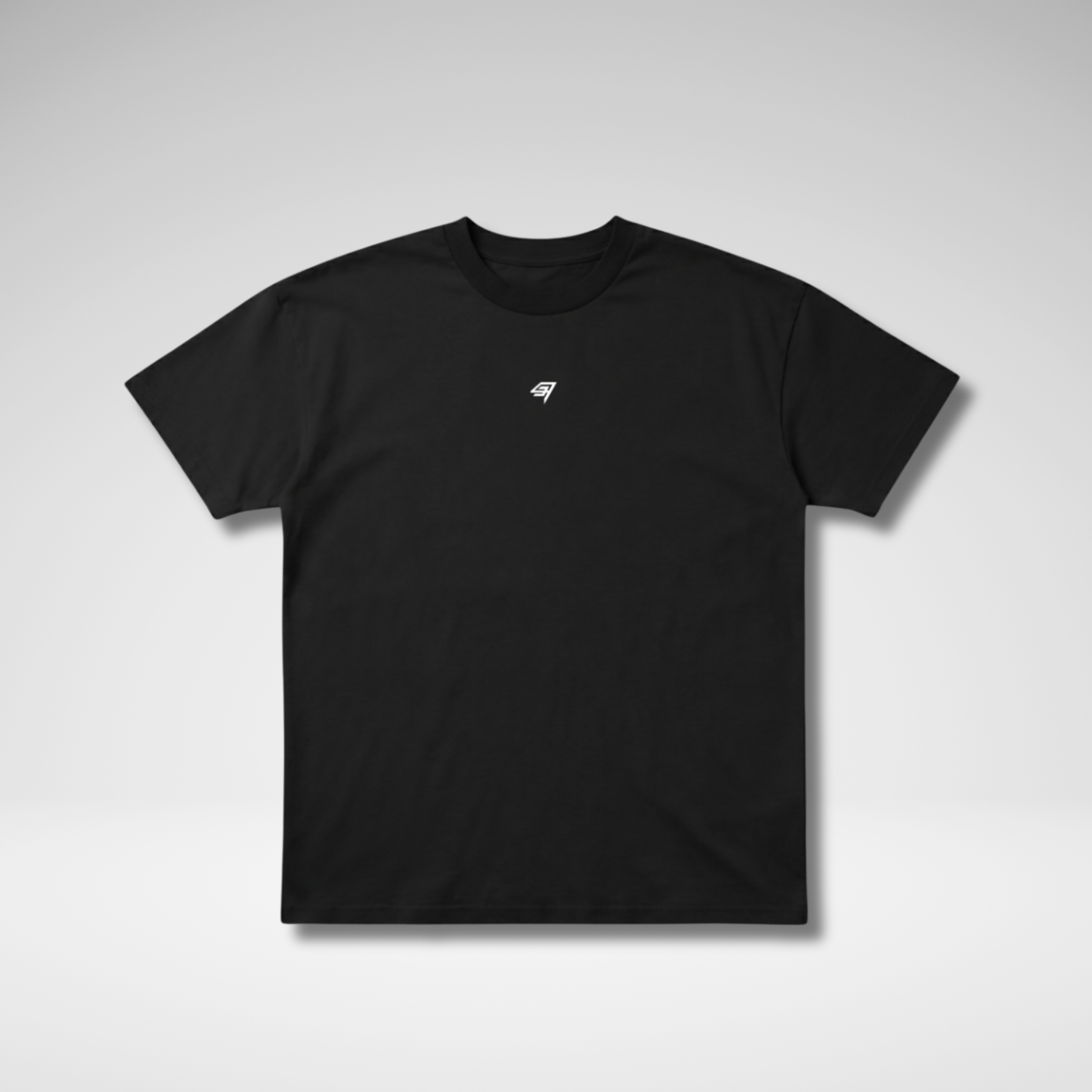 THR9VE BELIEF Lifestyle Cotton T-Shirt in black — front view