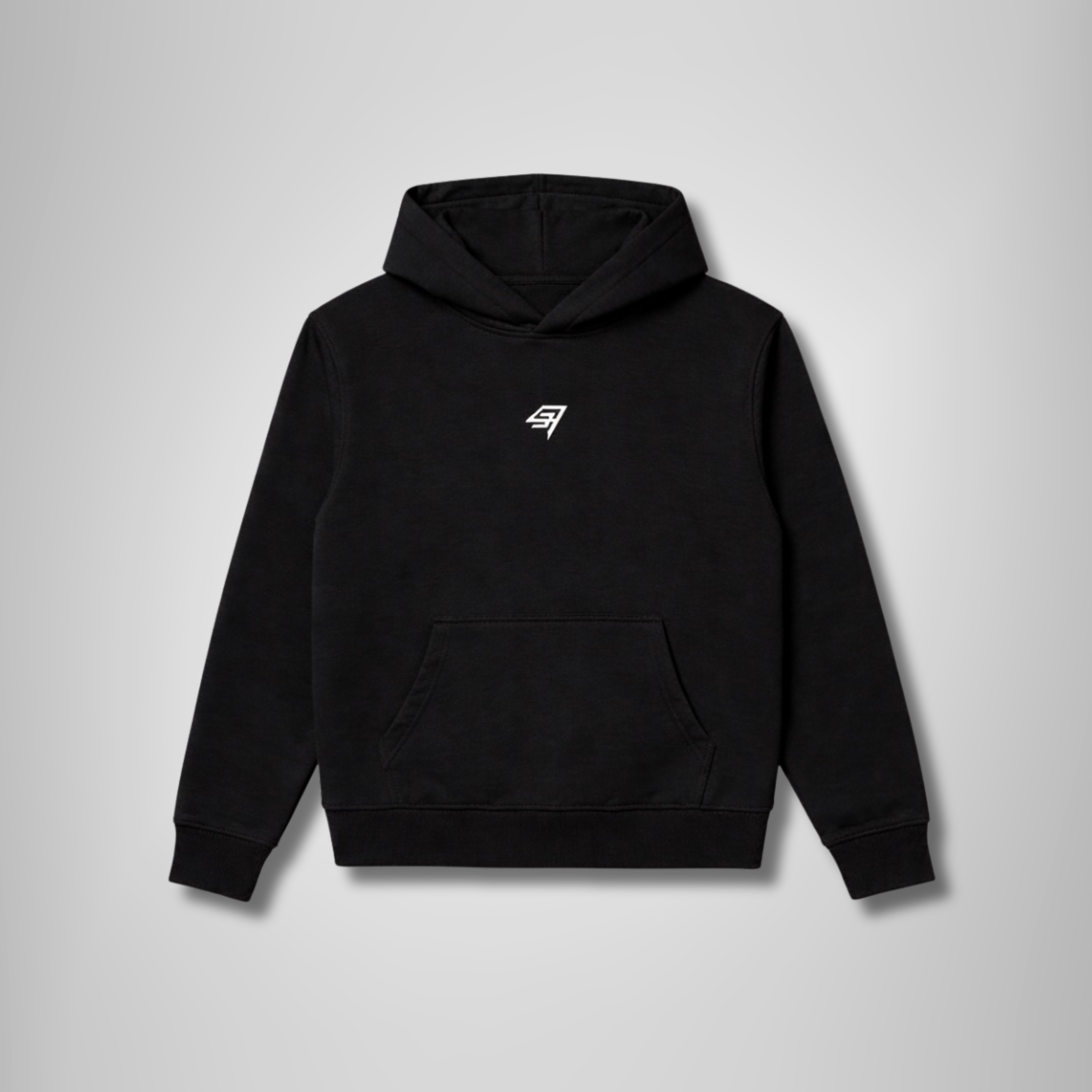 THR9VE BELIEF Performance Hoodie in Black — front view