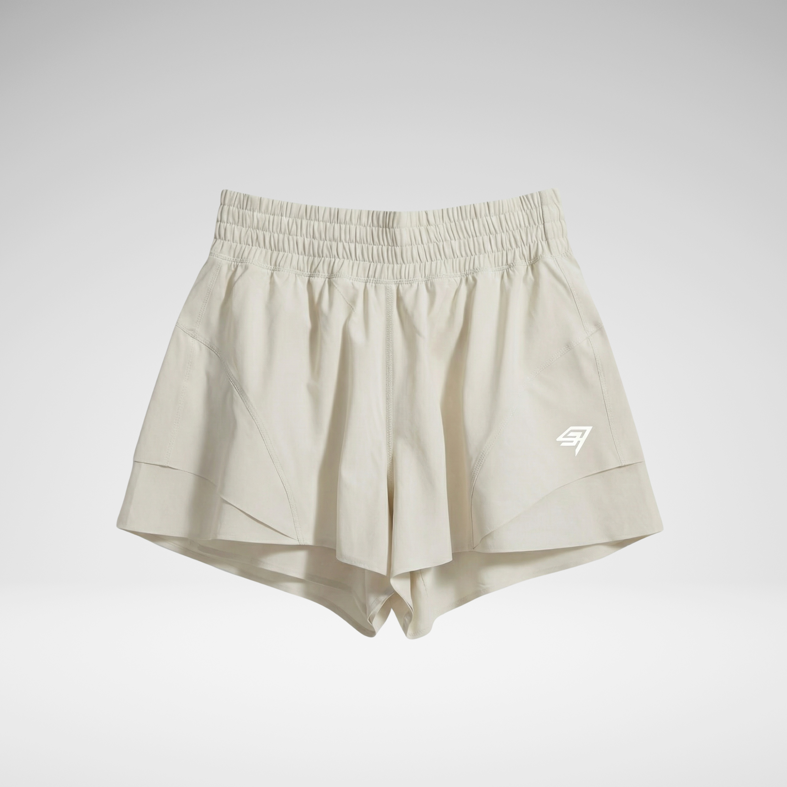 THR9VE CLOUD Shorts in cream white