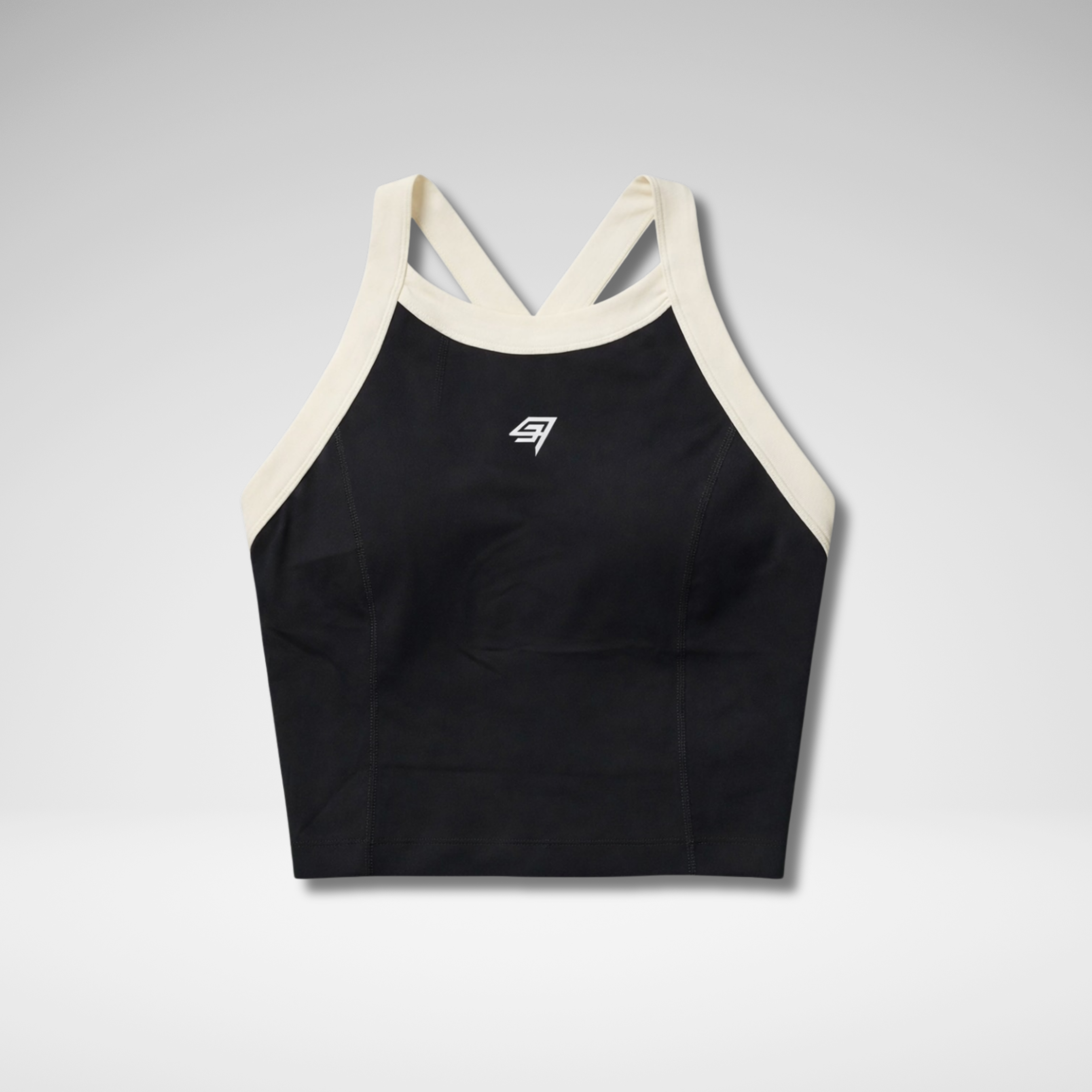 THR9VE CLOUD Tank Top in black — front view