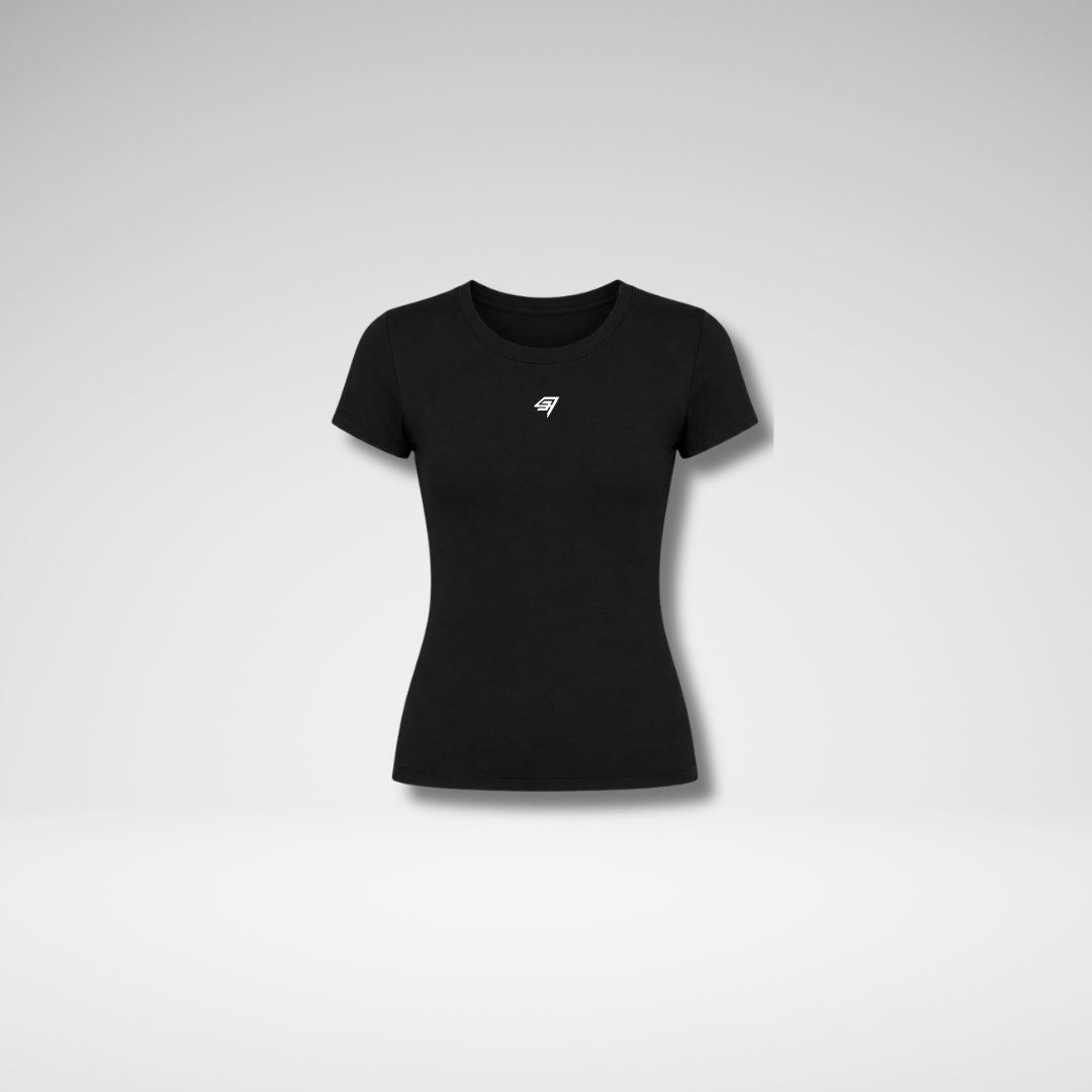 THR9VE CLOUD Tencel T-Shirt in black