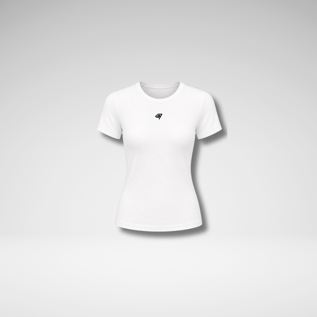 THR9VE CLOUD Tencel T-Shirt in white