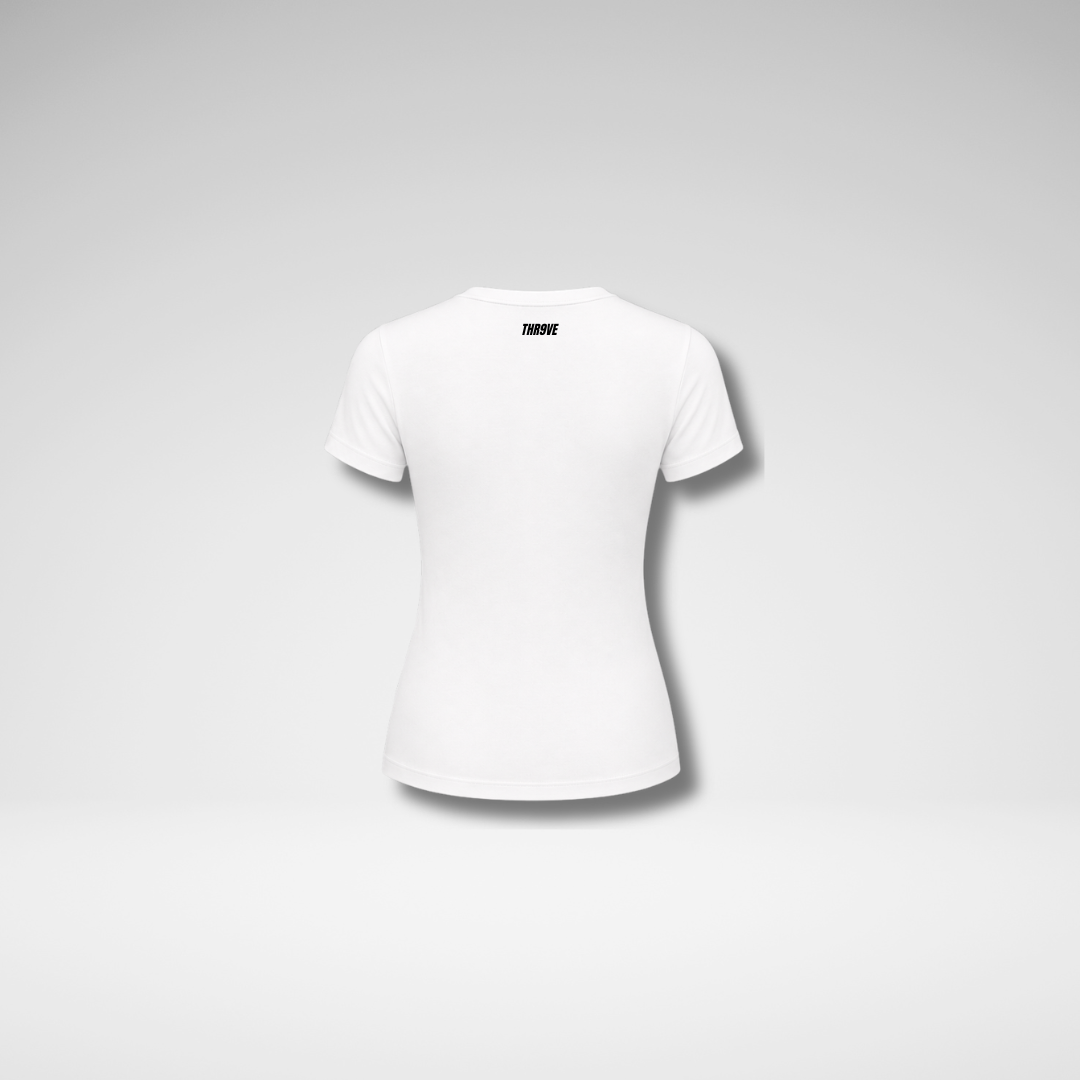 THR9VE CLOUD Tencel T-Shirt in white — alternate view