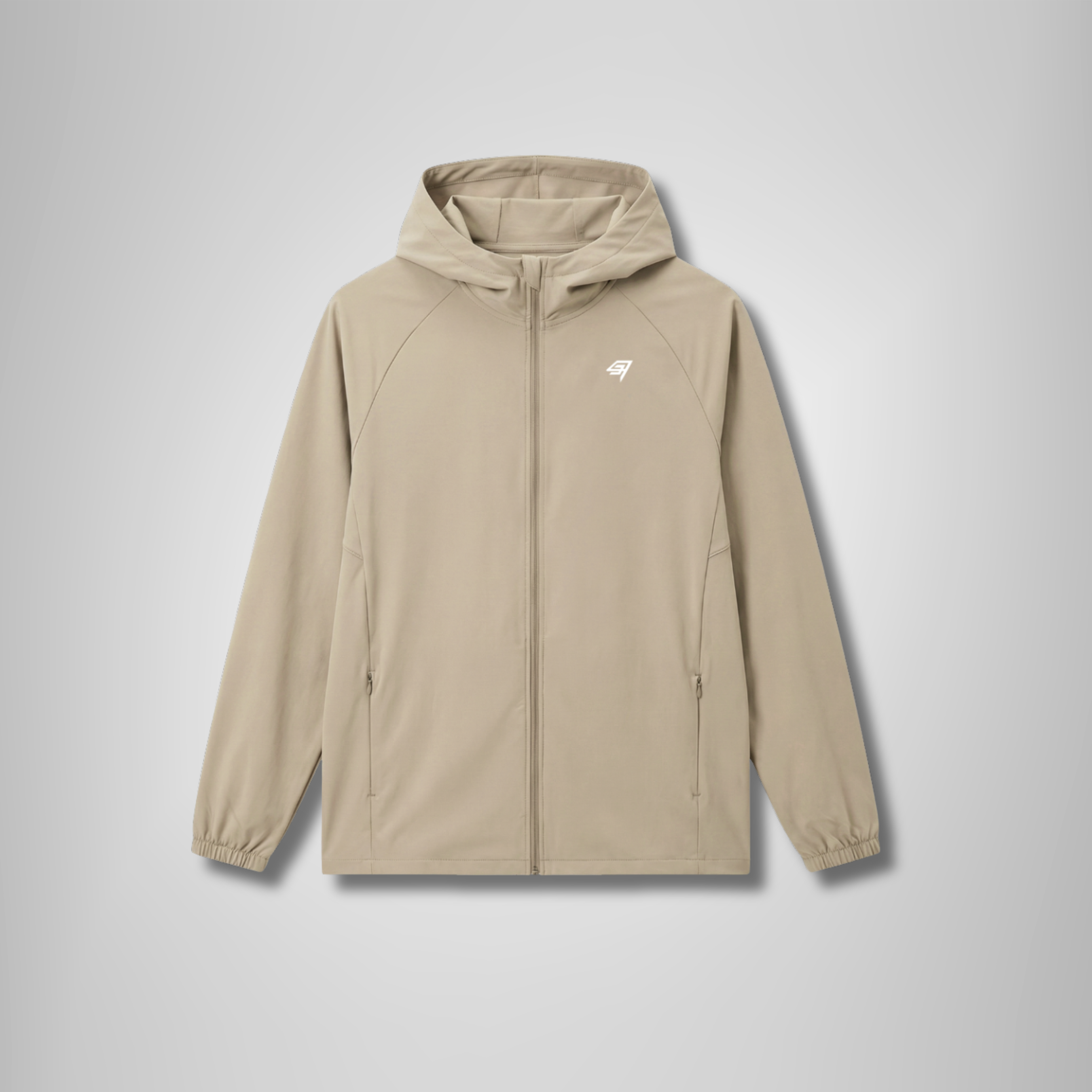 THR9VE BELIEF Jacket in sand — front view
