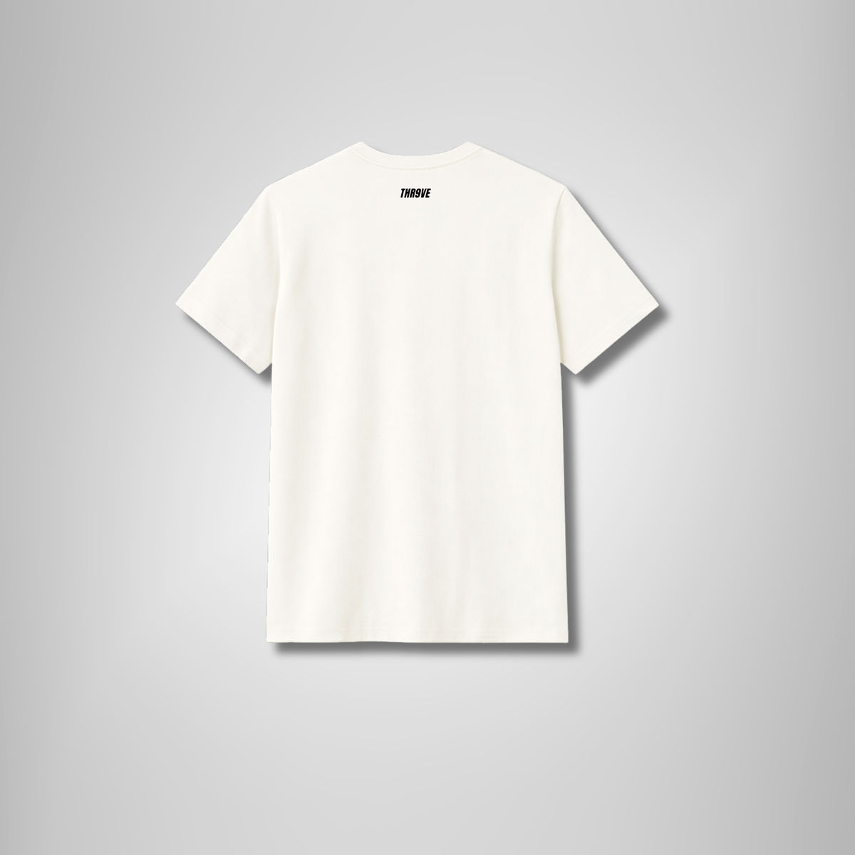 THR9VE PROCESS Modal T-Shirt in cream white — back view